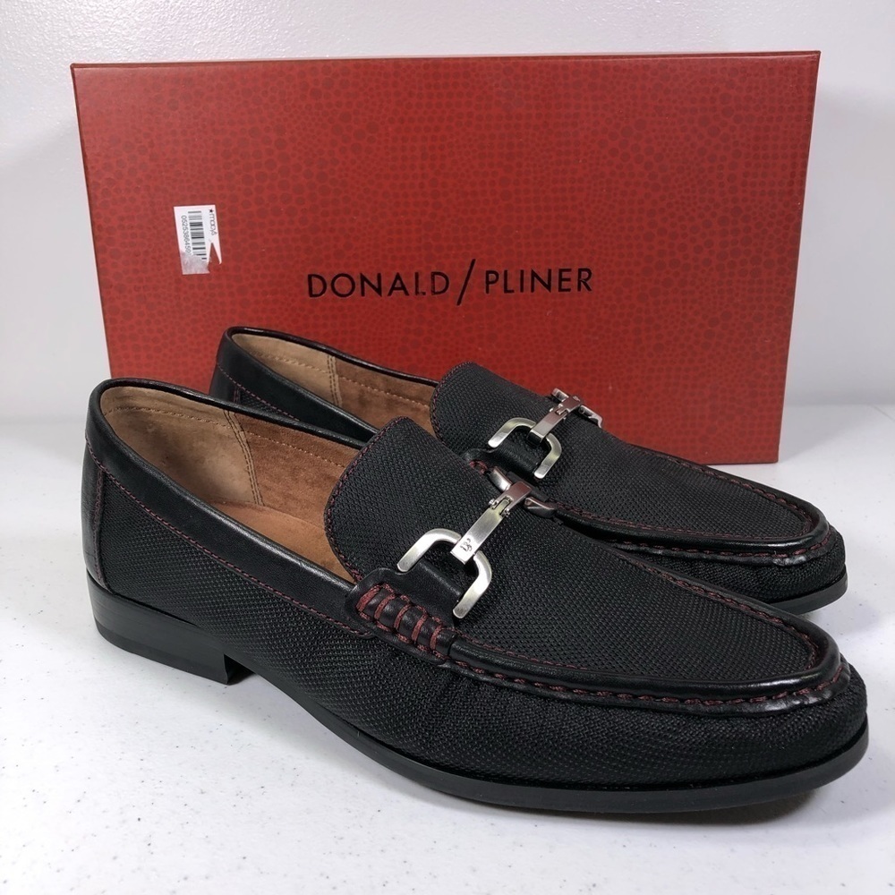 DONALD J. Pliner Norm Horsebit Loafer Shoes - Picture 9 of 9